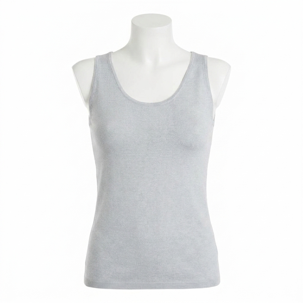 NEW ANGEL APPAREL bra friendly tank in gray